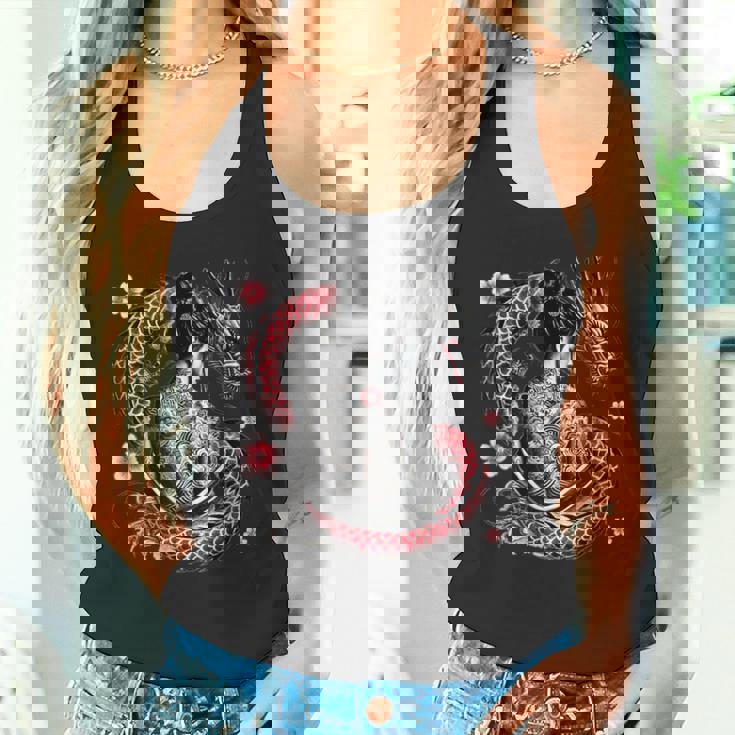 龍と刺青芸者 タンクトップ