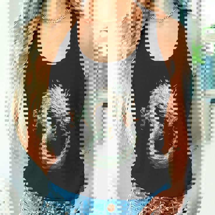 龍人 龍神 ドラゴンモチーフ 神話芸術 龍神竜 タンクトップ