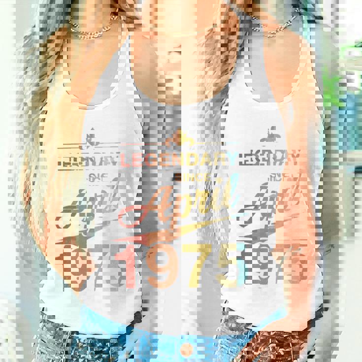 50Th Birthday 1975年4月生まれ 50歳 ヴィンテージ 長袖tシャツ タンクトップ