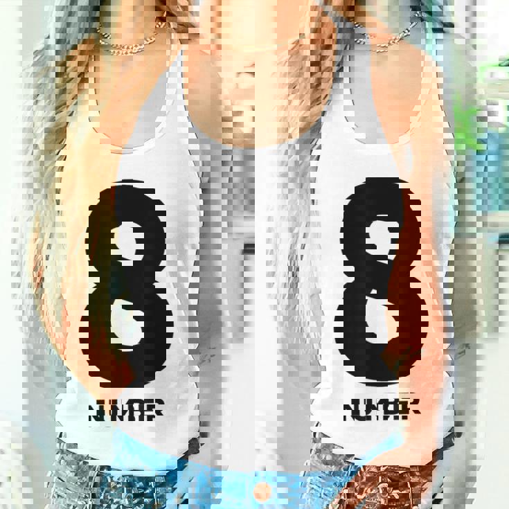 8 数字 タンクトップ