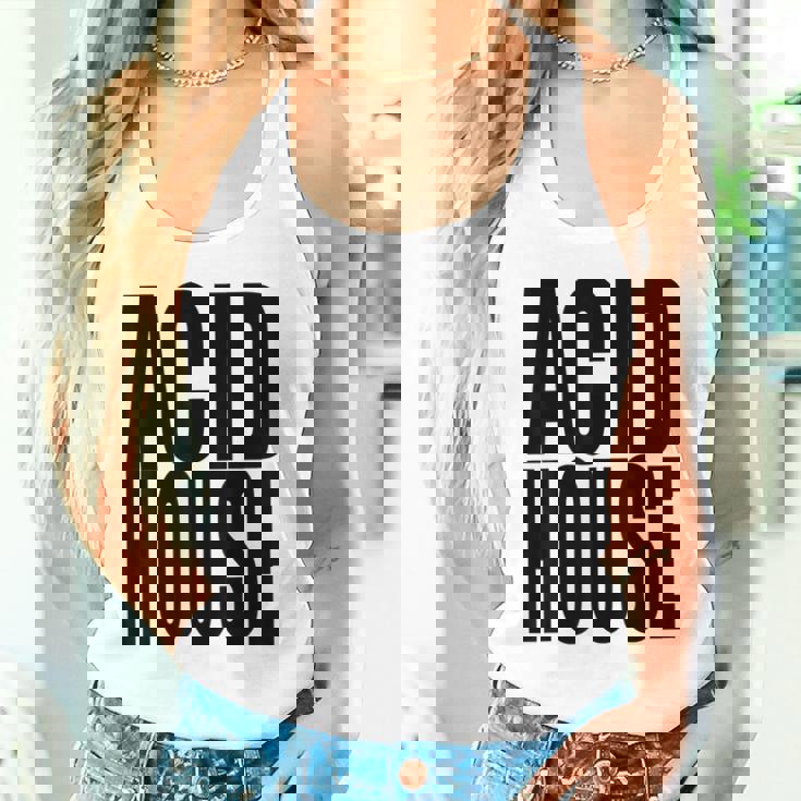 Acid House Music 90年代 Edm Rave Festival Dance Lover タンクトップ