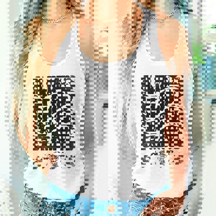 Always Ready Forever Brave 消防士 消防士 タンクトップ