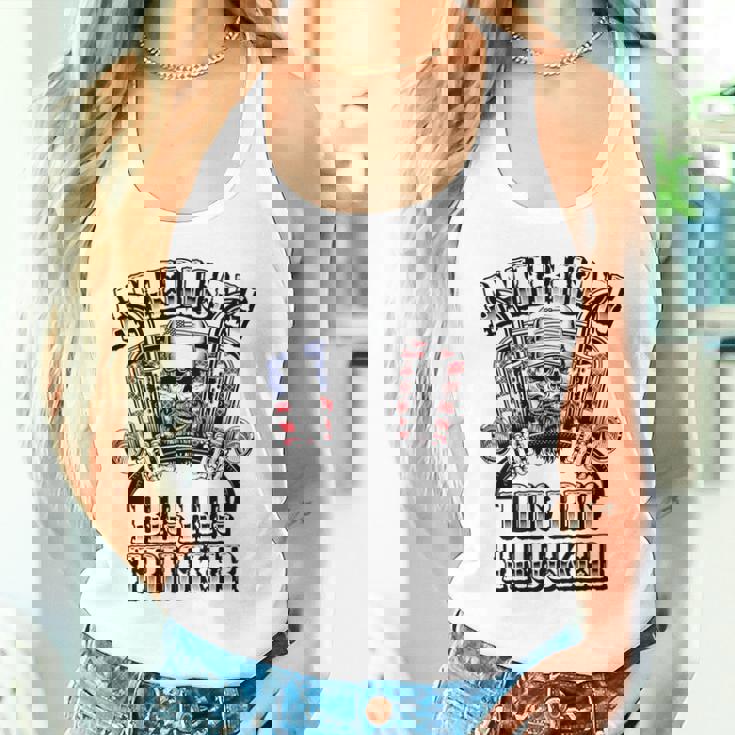 American Big Rig Trucker Heavy Haulage バックプリント タンクトップ