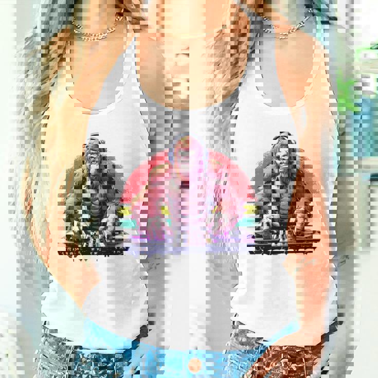 Bassquatch 音楽愛好家のためのサスカッチdjデザイン 長袖tシャツ タンクトップ