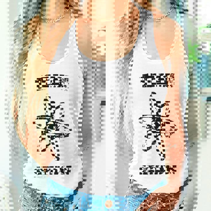 Big Bang Theory ロゴ チーム シェルドン アトム ライト タンクトップ