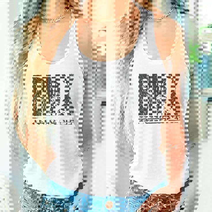 Bmxビンテージバイクファンの贈り物少年少女自転車bmx タンクトップ