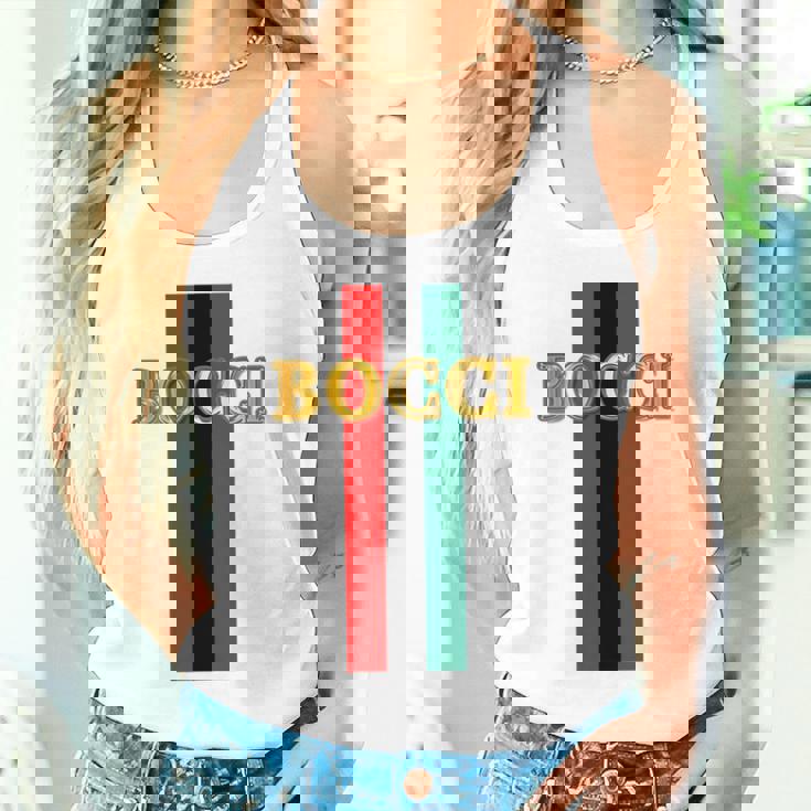 Bocci ぼっち《フェイクゴールド ロゴ》緑 赤 ライン【変なデザイン屋さん】陰キャ オタク ブランド パロディ 面白 長袖tシャツ タンクトップ