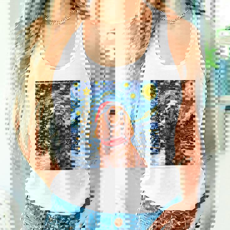 Cockerpanieltarry Night Christmasan Gogh Doganta Hat 長袖tシャツ タンクトップ