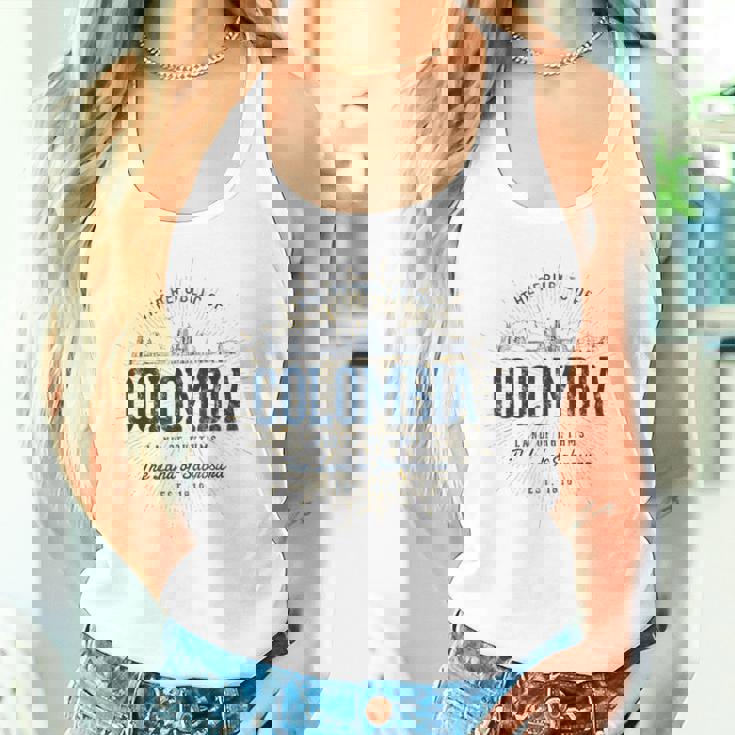 Colombia レトロなスタイルのヴィンテージコロンビア タンクトップ