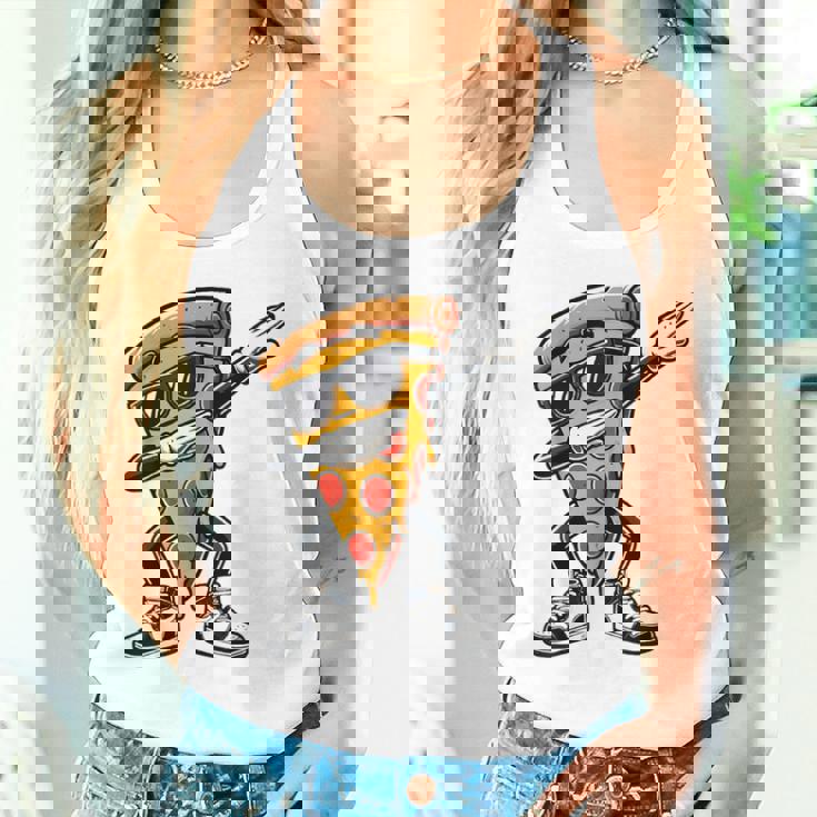 Dabbing Pizza スライス ダンス ピザ 幼児 男の子 ダンス 食通 タンクトップ