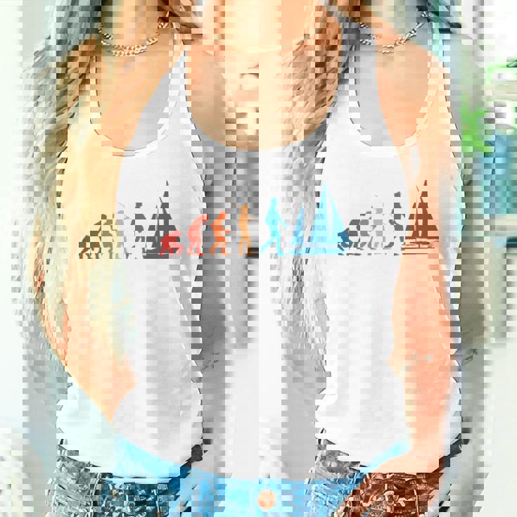 Evolution Graphic ヨット 船長 セーリング 海 ボート ヨット タンクトップ