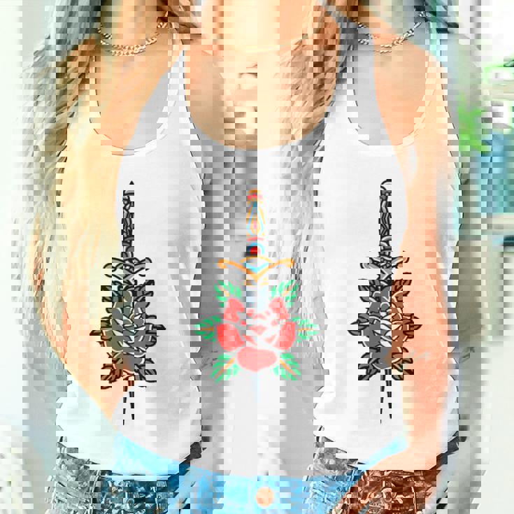 Fake Friends アメリカントラディショナルタトゥー オールドスクールフラッシュ タンクトップ