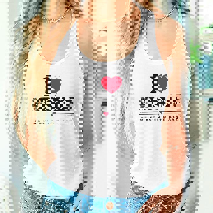 I Love Myself I Heart Myself タンクトップ