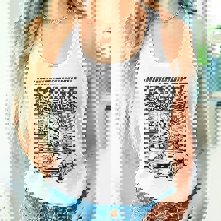 Gt R 34 Jdm ストリートレーシング ドラッグドリフト ヴィンテージ タンクトップ