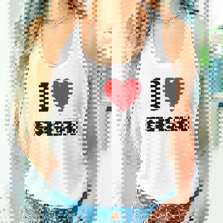 I Heart 石垣 Japan Love 日本土産 タンクトップ