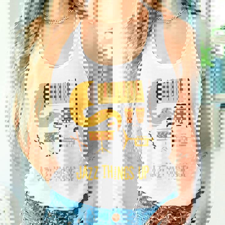 Jazz Things Up ヴィンテージジャズミュージック タンクトップ