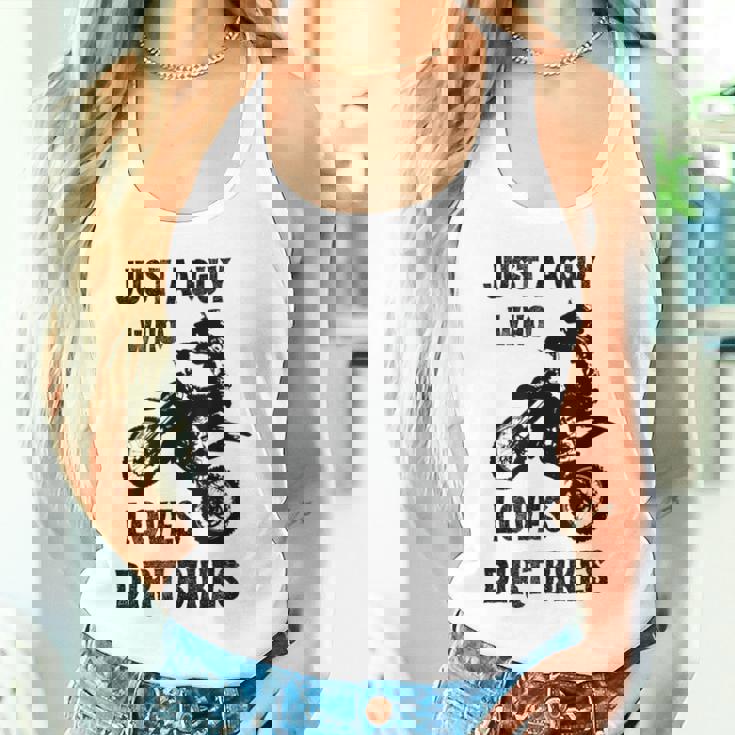 メンズ Just A Guy Who Loves ダートバイク 面白い モトクロス タンクトップ