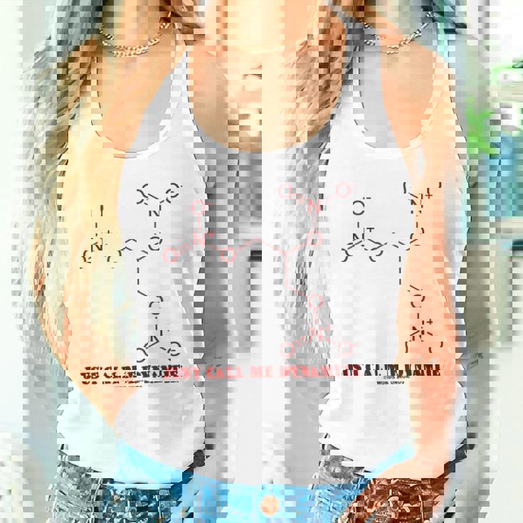Just Call Me Dynamite ニトログリセリン 化学分子 ユーモア タンクトップ