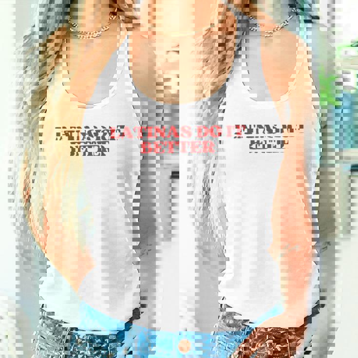 Latinas Do It Better Y2k Aesthetic タンクトップ