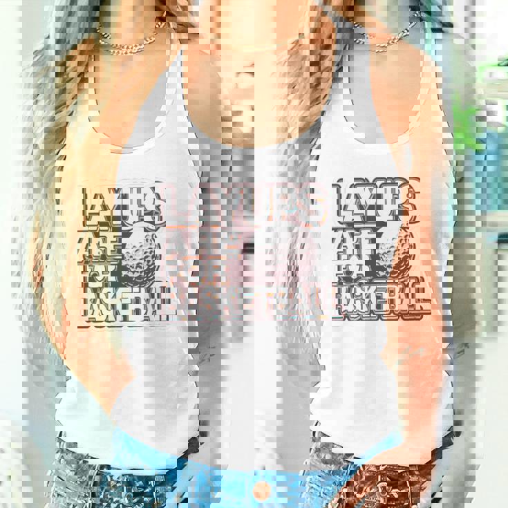 Layups Are For Basketball ゴルフ ユーモア スポーツ タンクトップ