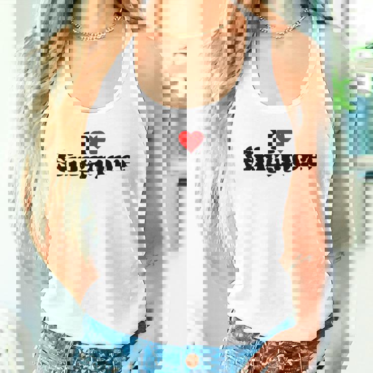 I Love Heart シンガポール タンクトップ