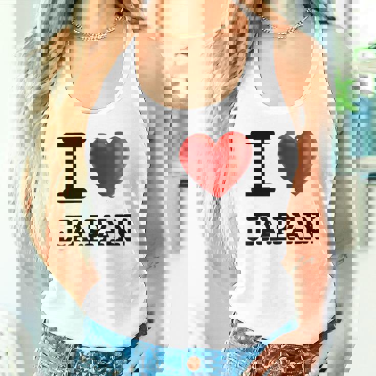 I Love Japan お土産 観光ハート タンクトップ