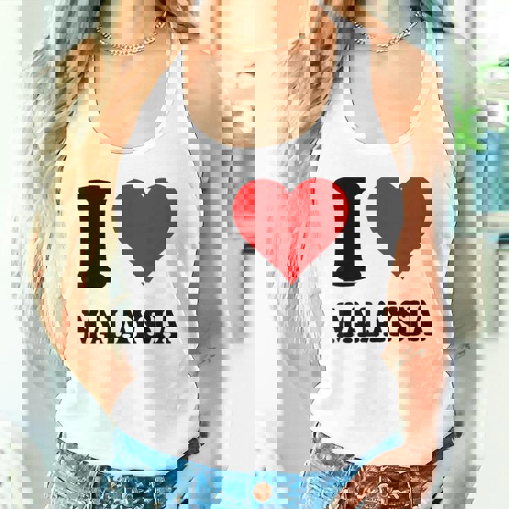 I Love Malaysia タンクトップ