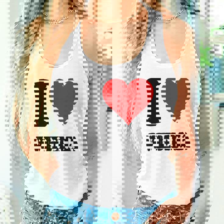 I Love Wiberta タンクトップ