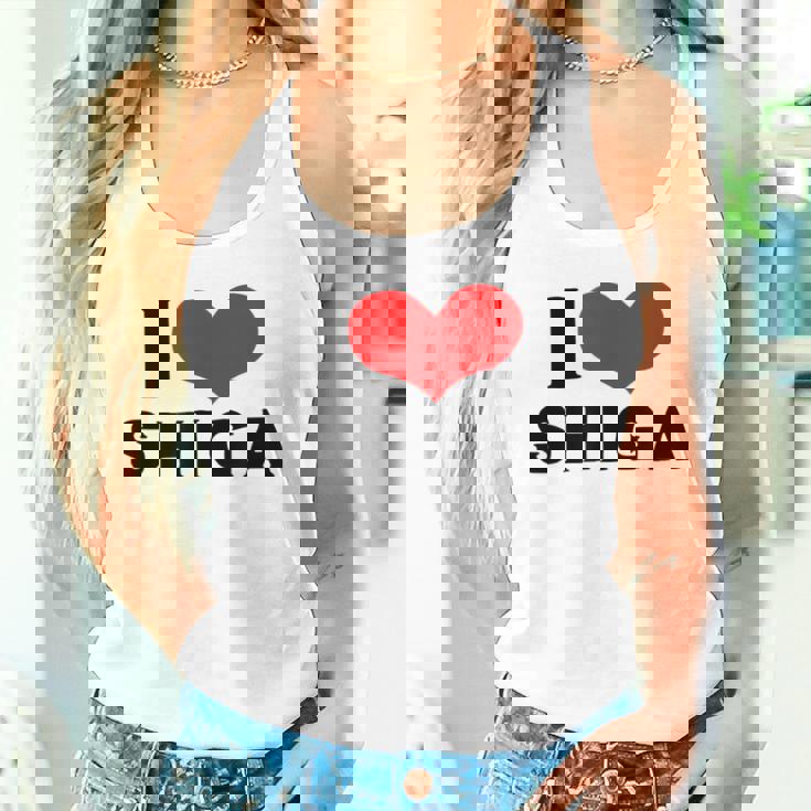 I Lovehiga 愛 ハート 滋賀 滋賀県 日本 お土産 かわいい おしゃれ タンクトップ