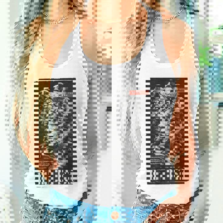 Medusa Backprint 女神の蛇 ギリシャ神話 バックプリント メデューサ タンクトップ