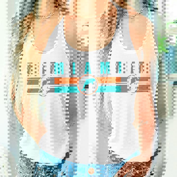 Mia マイアミ ローカルスタンダード Mia レトロ ドルフィン マイアミ Fl クラシック タンクトップ