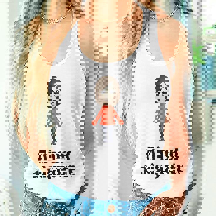 Mii Need A Cigarette Humour メンズ レディース タンクトップ