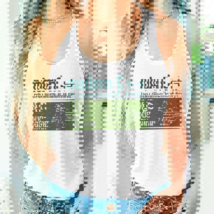 Modern C リッチなナチュラルビットとバイトプログラミング タンクトップ