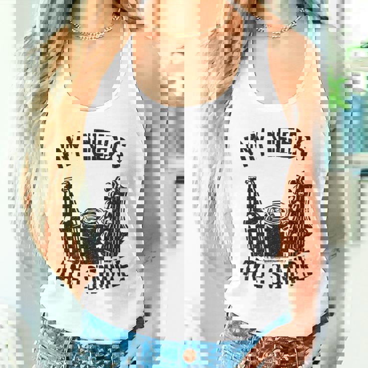 My Needs Areimple Guitars ビール愛好家 ギタリストギター タンクトップ