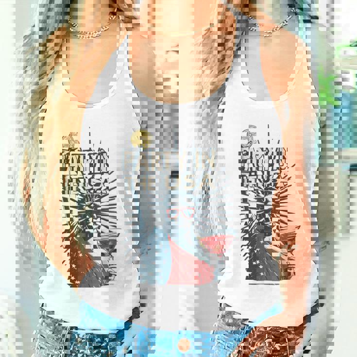 Party In The Usa 自由の女神シャツ 面白い 7月4日 タンクトップ