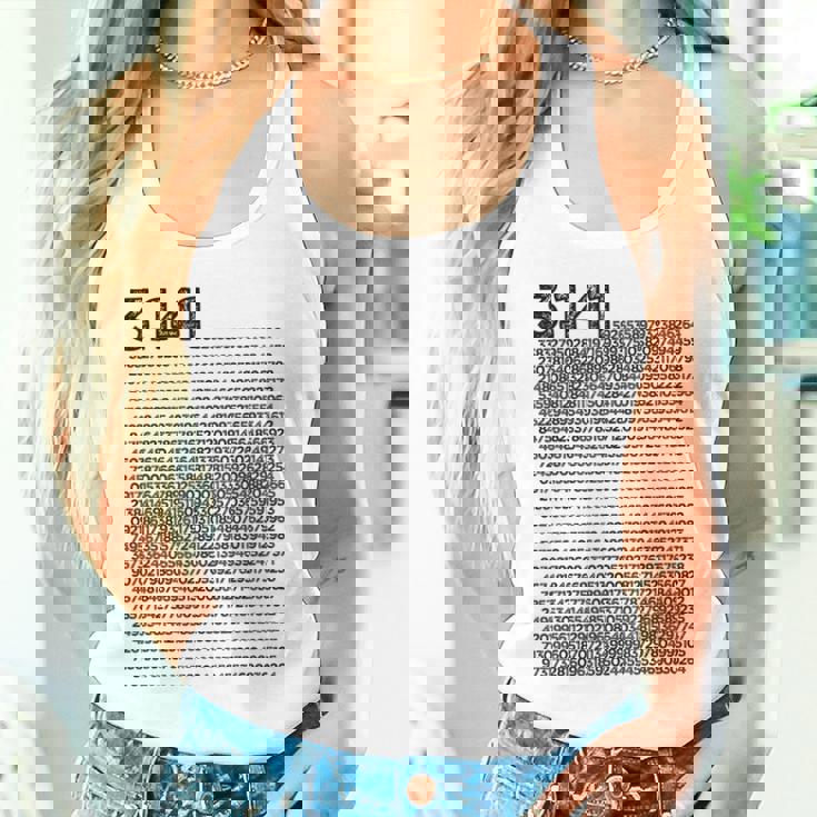 Pi 314 Pi 数字記号 数学 科学ギフト タンクトップ