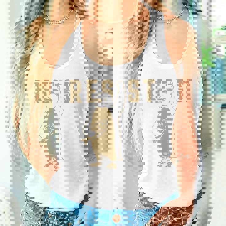 Resist Penguins Activism グラフィック Wetand With Penguins 長袖tシャツ タンクトップ