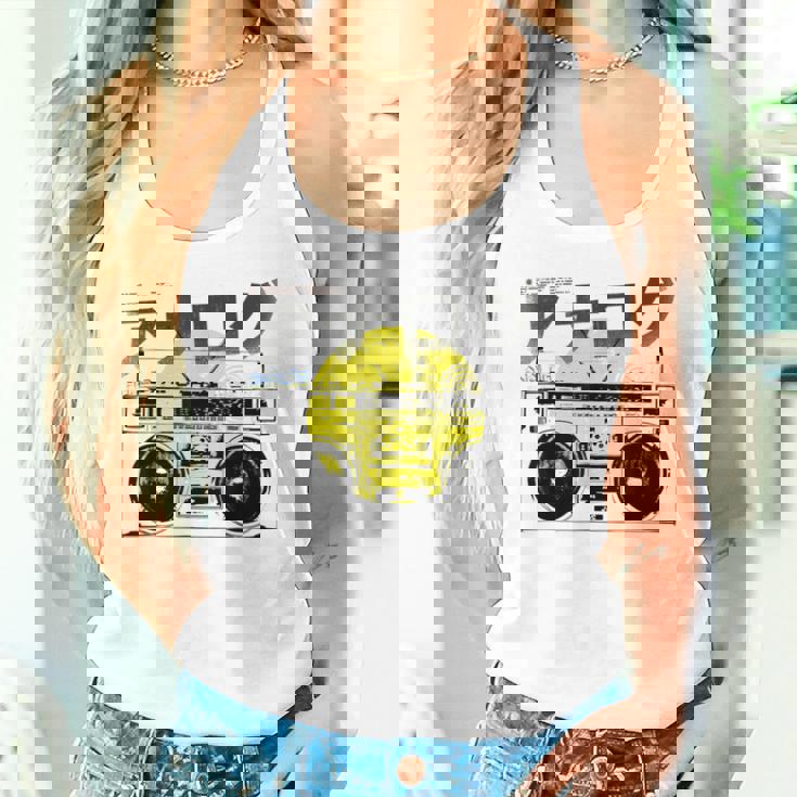 Retro 80S 日本製ヴェイパーウェーブ ヒップホップ ラップ アナログブームボックス タンクトップ