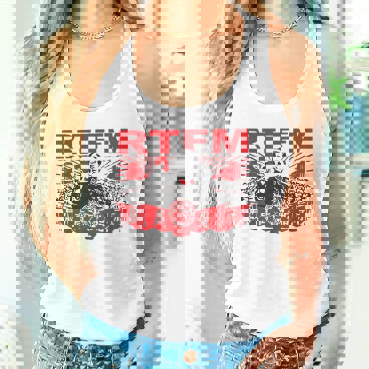 Rtfm ミームをマップ タンクトップ