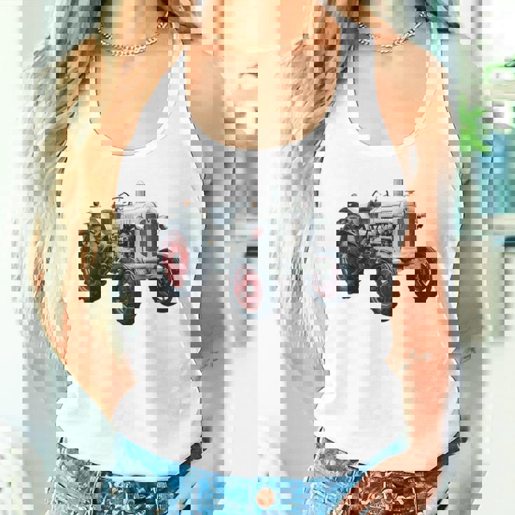 Schueller ヴィンテージ トラクター ドイツ レトロ タンクトップ