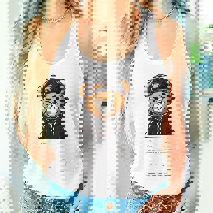 Seriously Bruh ヒップホップ テディベア ティーンエイジャー 男の子 ティーン 格言 長袖tシャツ タンクトップ