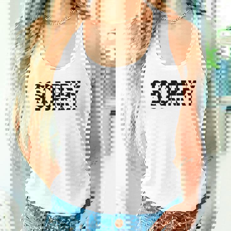 Sorry Das Icho Groß タンクトップ
