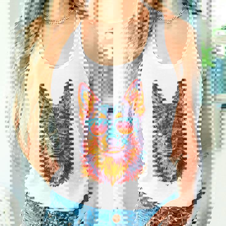 Swedishallhund 犬 モチーフ ペット サングラスwedishallhund タンクトップ