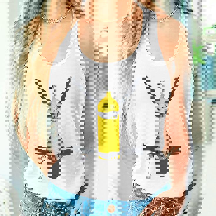 Trompe L'œil スキューバダイビングボトルバック タンクトップ