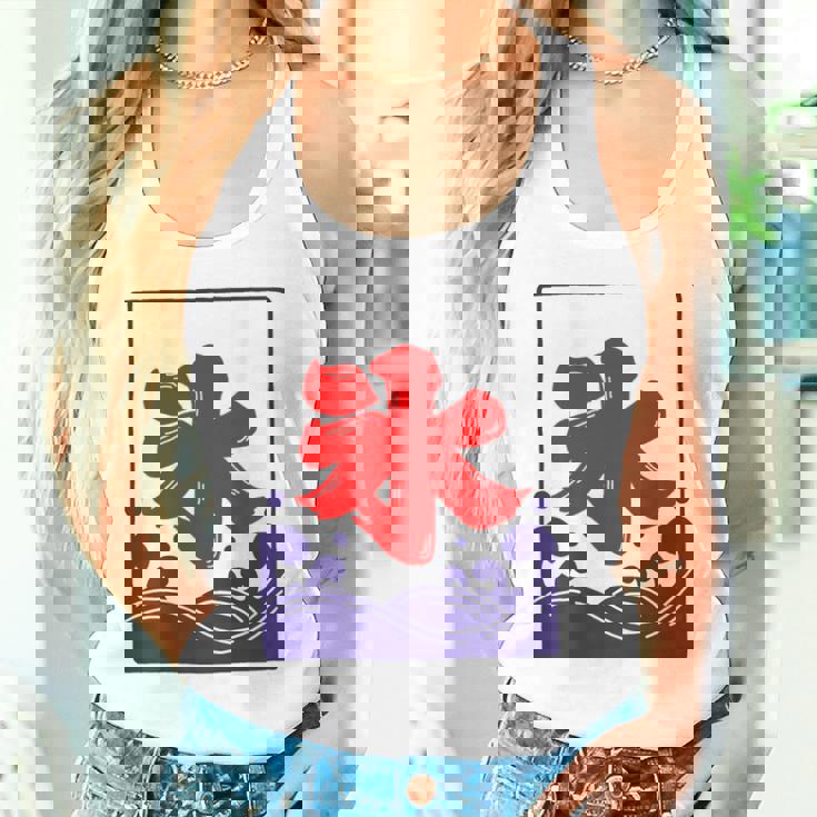 【バックプリント・背中側】氷 のれん 夏（氷屋 かき氷）お祭り 露店 夜店 漢字 文字 昭和レトロ 和柄 イラスト タンクトップ