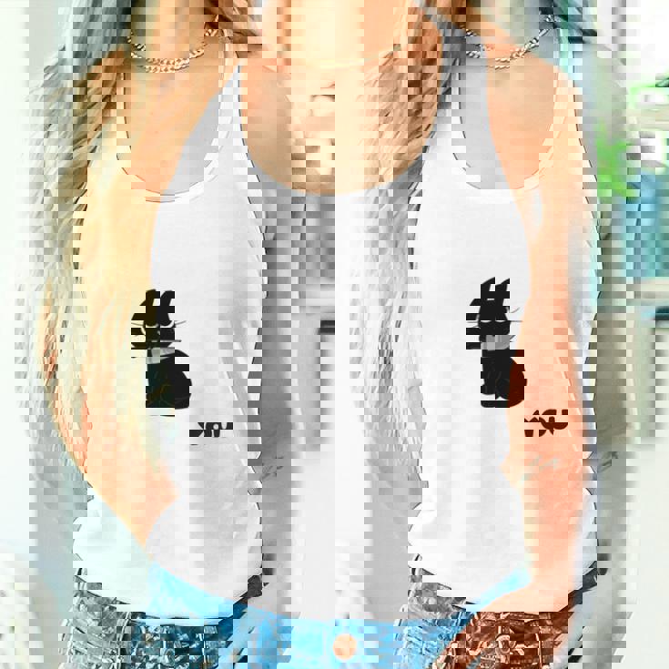 あなたを見ている 長袖tシャツ タンクトップ