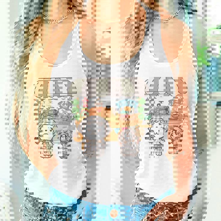 ねこぺん日和 ドーナツワゴン タンクトップ