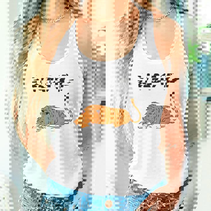 ねむタイガー ネタ ダジャレ おやじギャグ お笑い ギャグ ダジャレ好き ツッコミ 虎 動物好き おもしろ タンクトップ