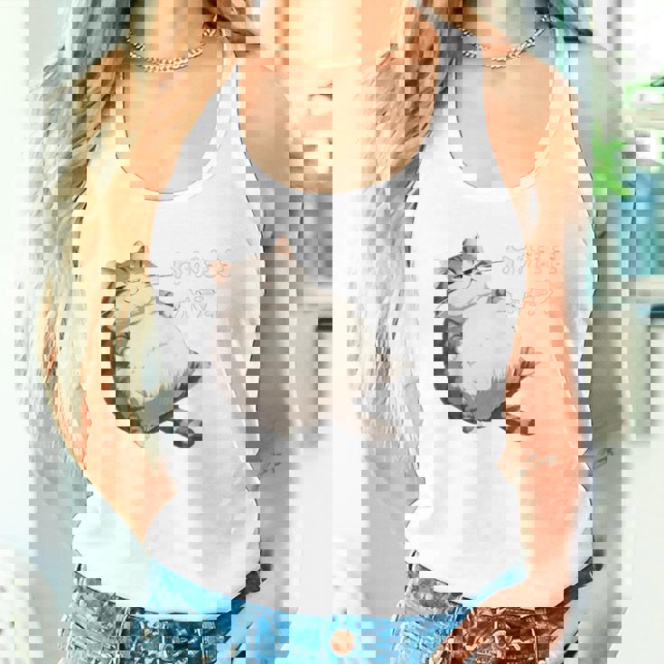 わがままボディ 猫 ねこ 太ったねこ ぽっちゃり 好ねこき かわいい おもしろ 面白い タンクトップ