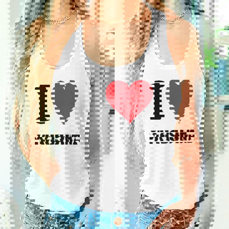 アイハート 屋久島ジャパンラブ 日本土産 タンクトップ